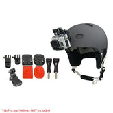 Ultimaxx Curved Adhesive Helmet Side Mount for GoPro Cameras – Secure & Versatile Action Cam Accessory